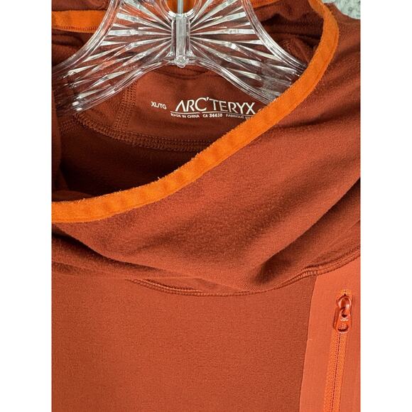 ARC'TERYX Delta Hoody Men’s XL Burnt Orange Baselayer Fleece Casual Performance - Picture 5 of 11
